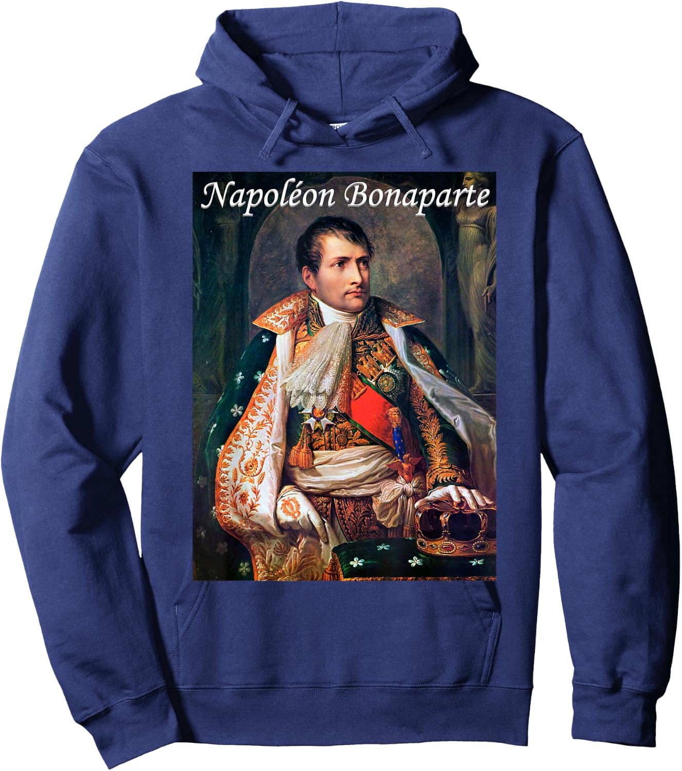 Napoleon Bonaparte Art Historic Napoleonic Wars History Item Hoodie - Hoodie | Navy