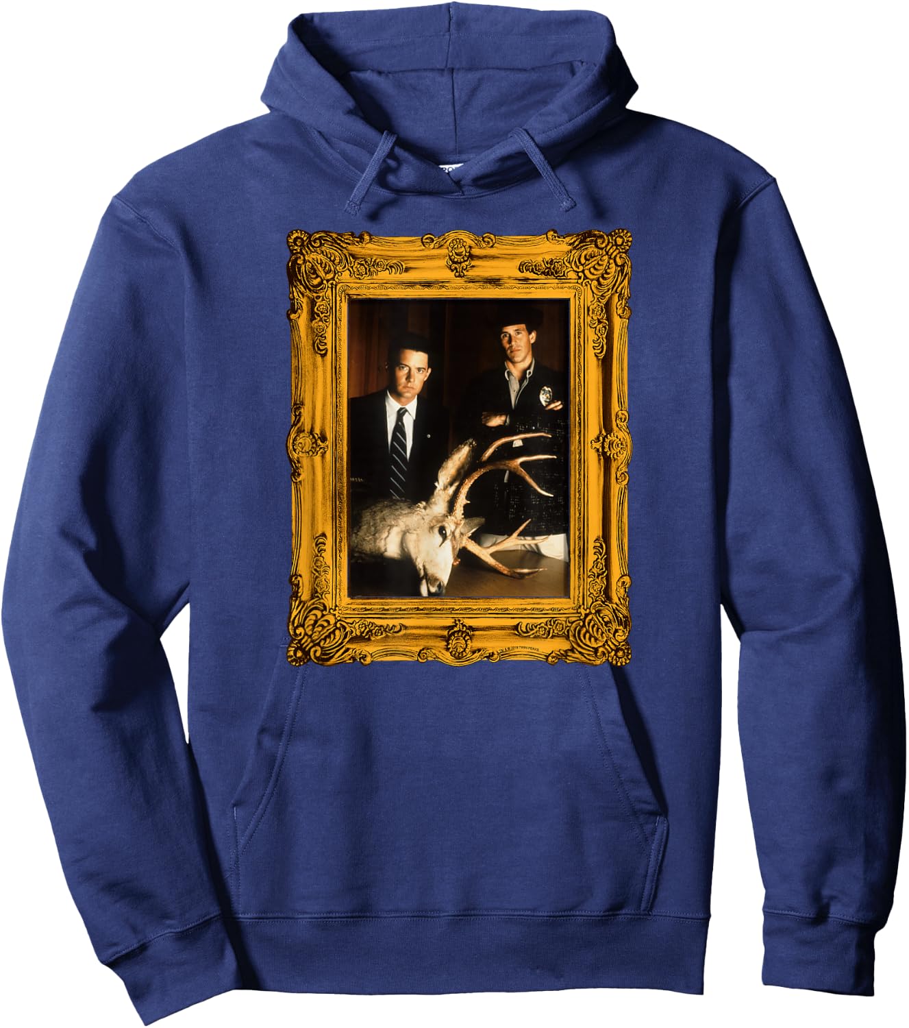 Twin Peaks Agent Cooper Sheriff Truman Photo Graphic Hoodie - Hoodie | Navy