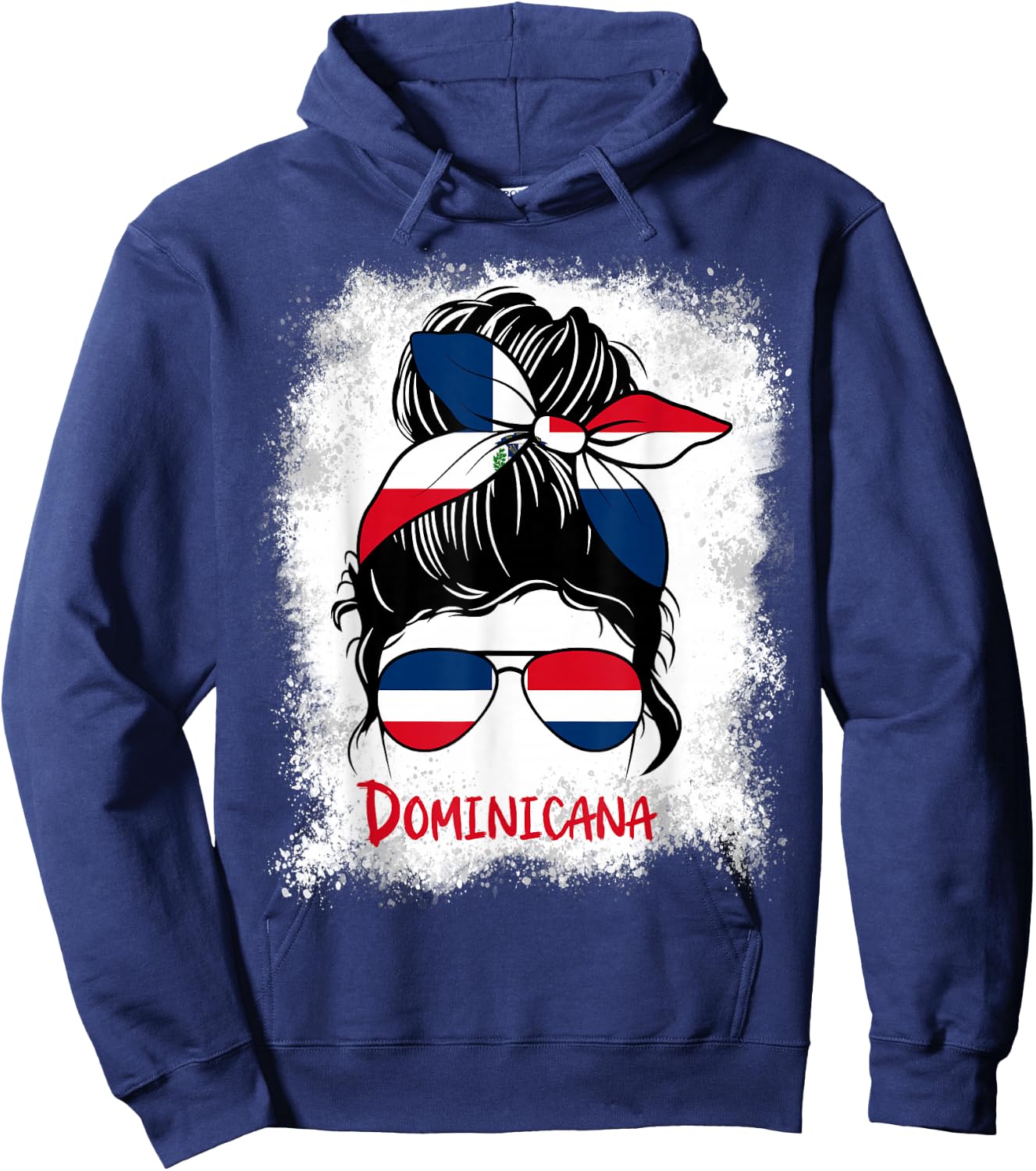 Dominicana Bleached Dominican Republic Girl Woman Small Hoodie - Hoodie | Navy