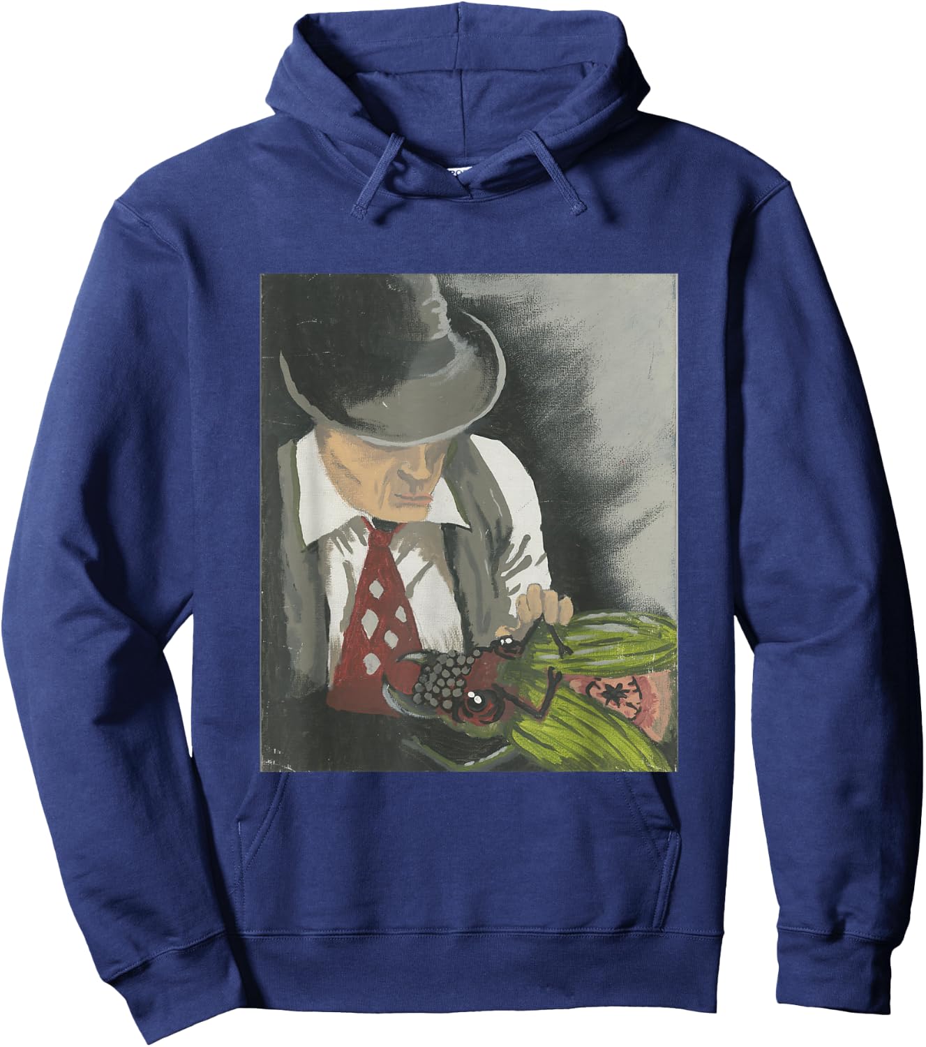 Naked Lunch T Shirt Hoodie - Hoodie | Navy