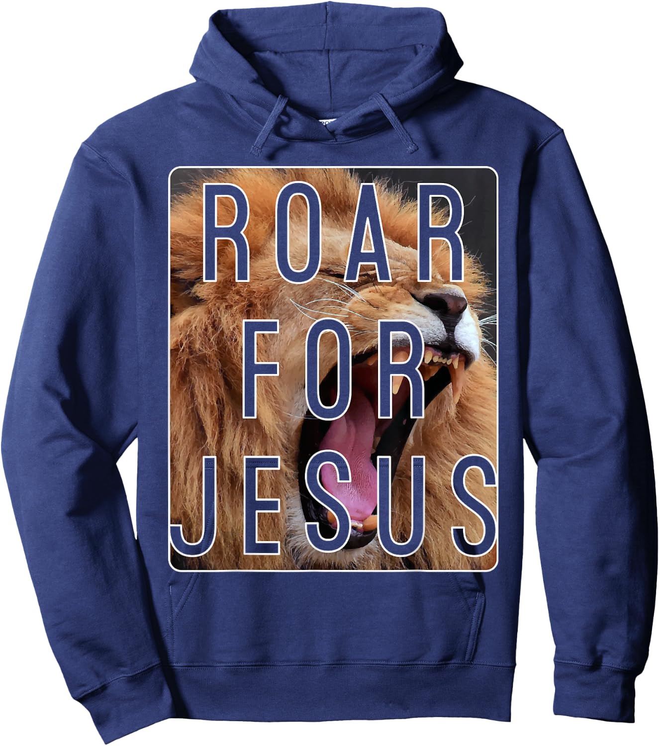 Vacation Bible School Shirt Wild About VBS Roar For Jesus Hoodie - Hoodie | Navy