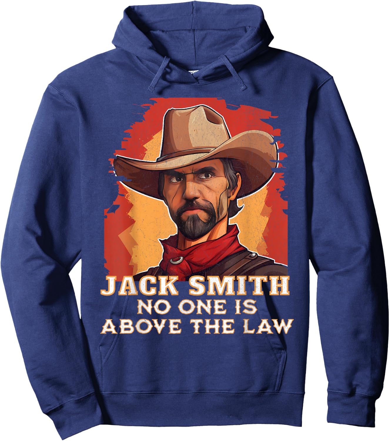 Jack Smith Fan Club No one is Above the Law Hoodie - Hoodie | Navy