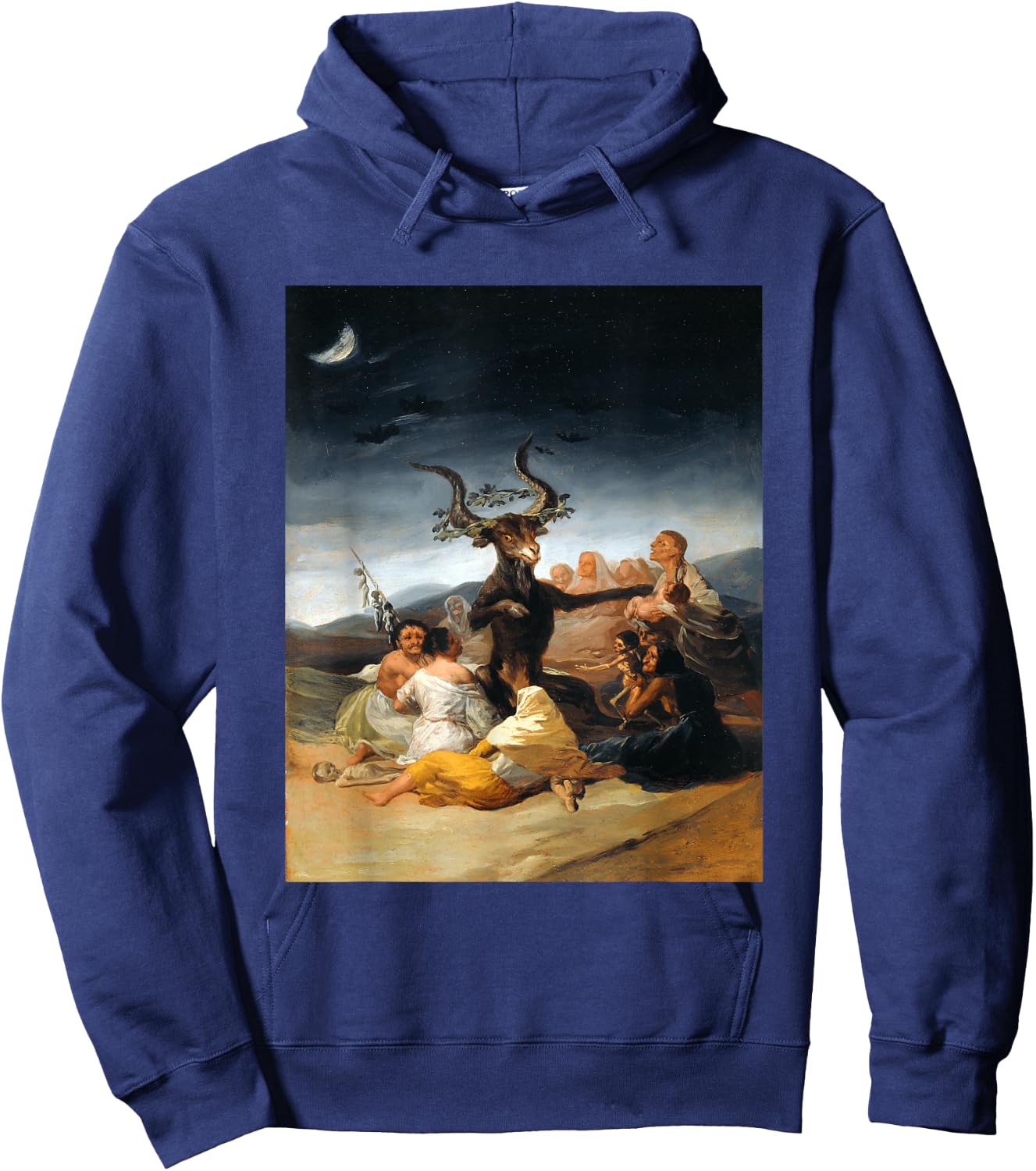Witches' Sabbath by Francisco de Goya Hoodie - Hoodie | Navy