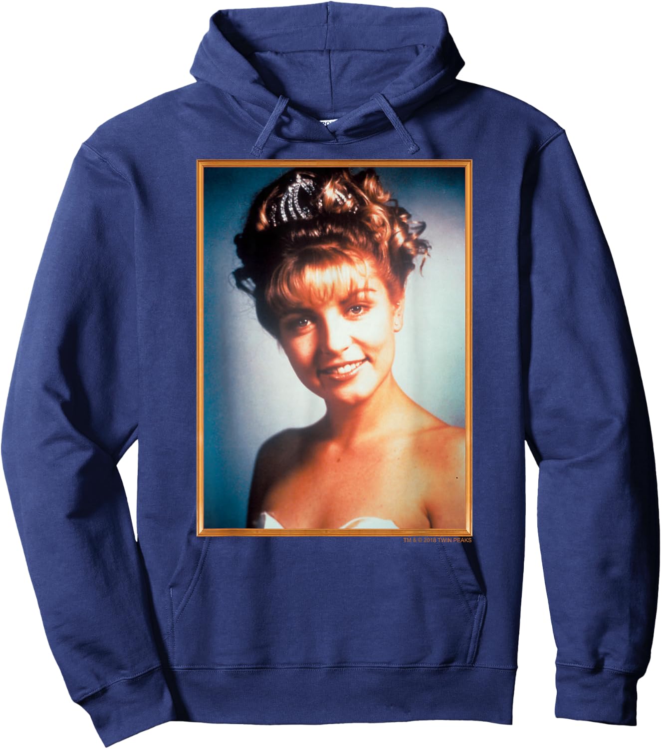 Twin Peaks Laura Palmer Yearbook Portrait Graphic Hoodie - Hoodie | Navy