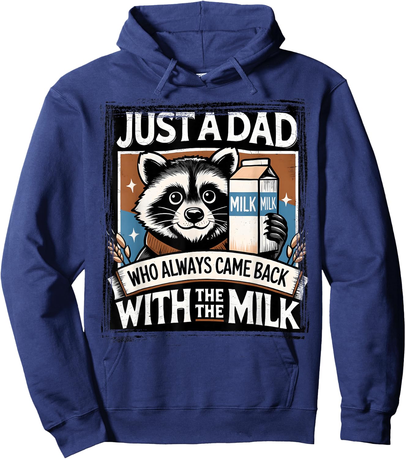 With the Milk Fathers Day Hoodie - Hoodie | Navy