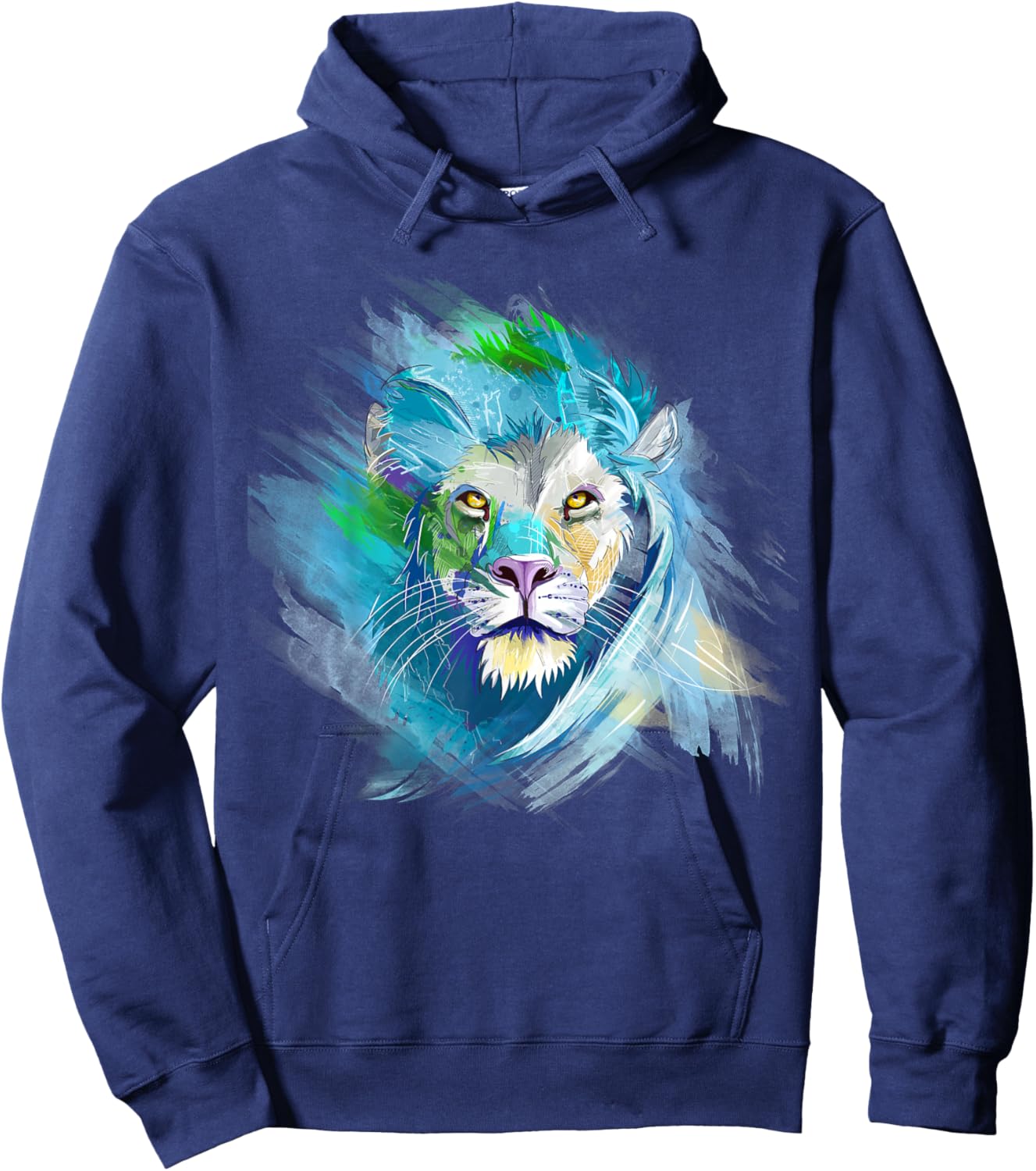 Lion Shirt Men Women Lion Lover Graphic Lion Hoodie - Hoodie | Navy