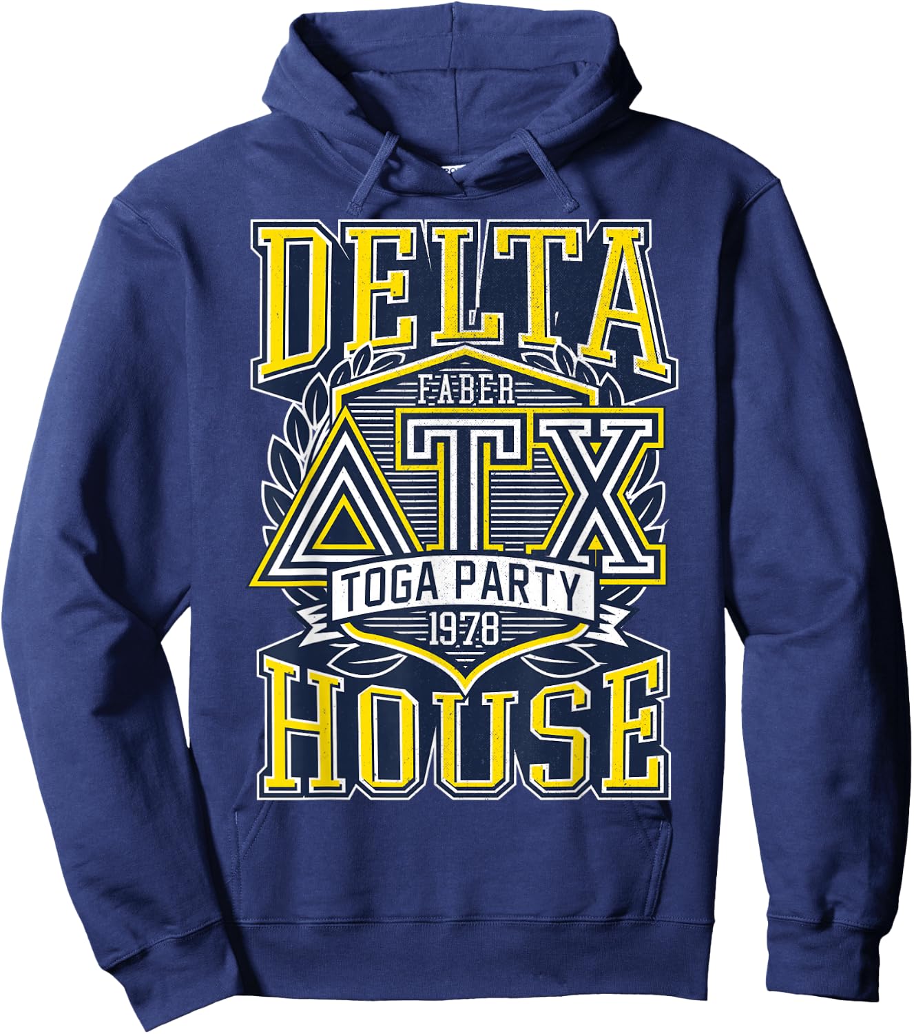 Animal House Delta House Fraternity Logo Graphic Hoodie - Hoodie | Navy