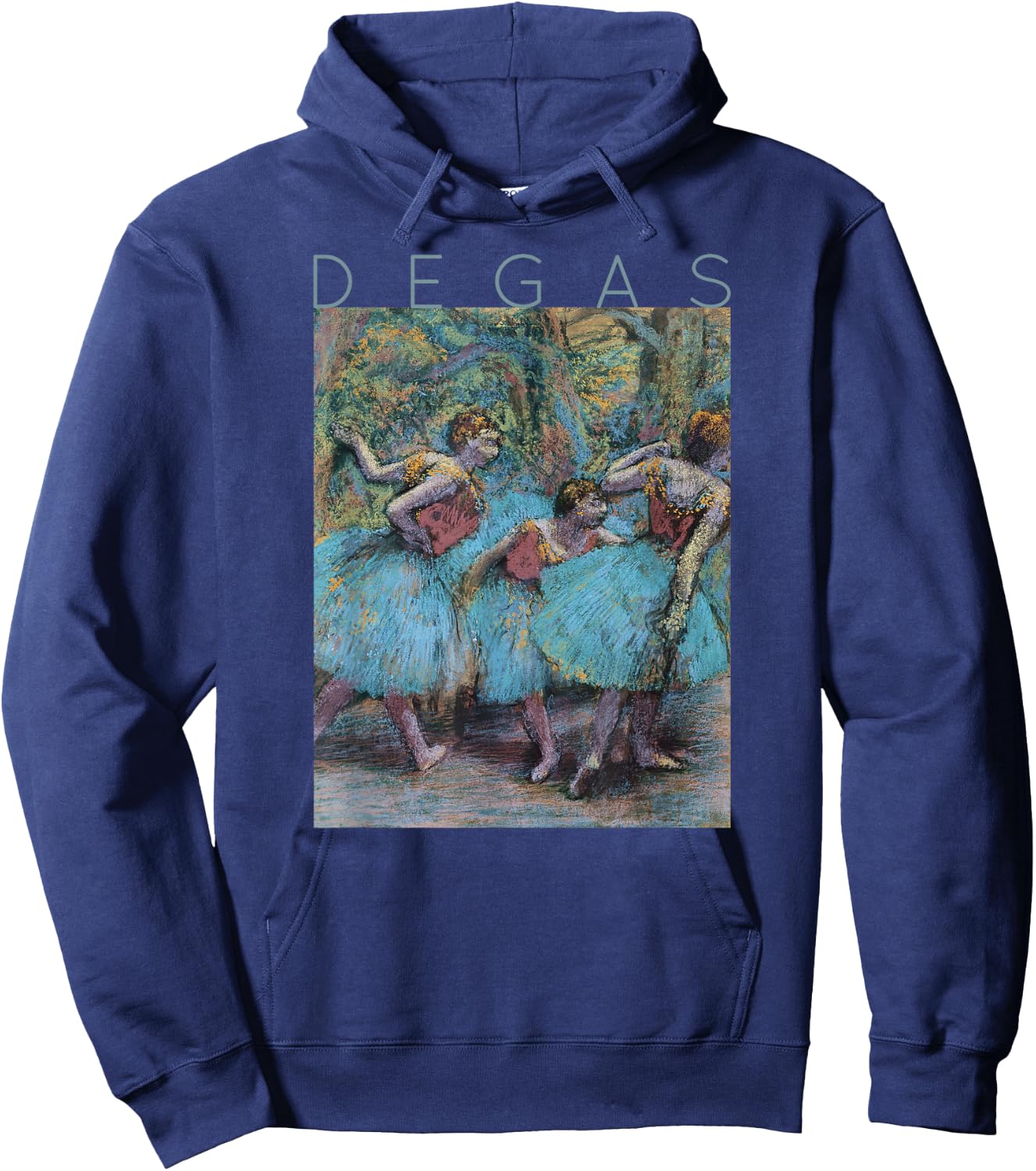 Edgar Degas Dancer for Artist and Ballerina Hoodie - Hoodie | Navy