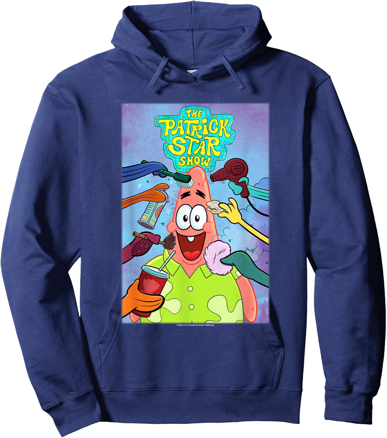The Patrick Star Show Superstar Hoodie - Hoodie | Navy