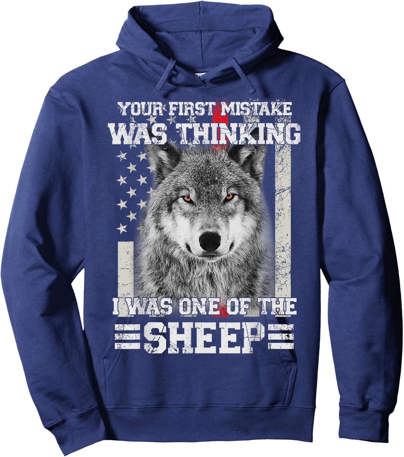 Your first mistake thinking I was one of Sheep fire fighter Hoodie - Hoodie | Navy