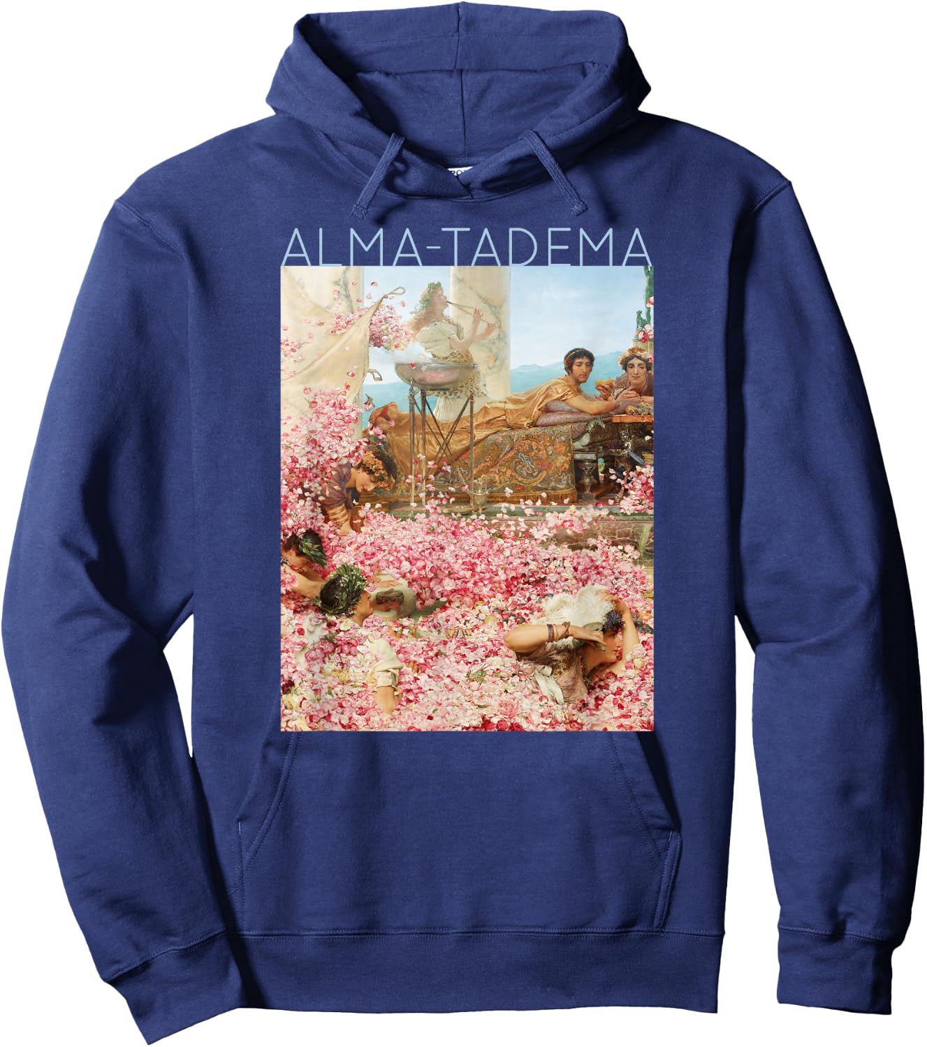 Lawrence Alma-Tadema The Roses of Heliogabalus #2 - Spring Hoodie - Hoodie | Navy