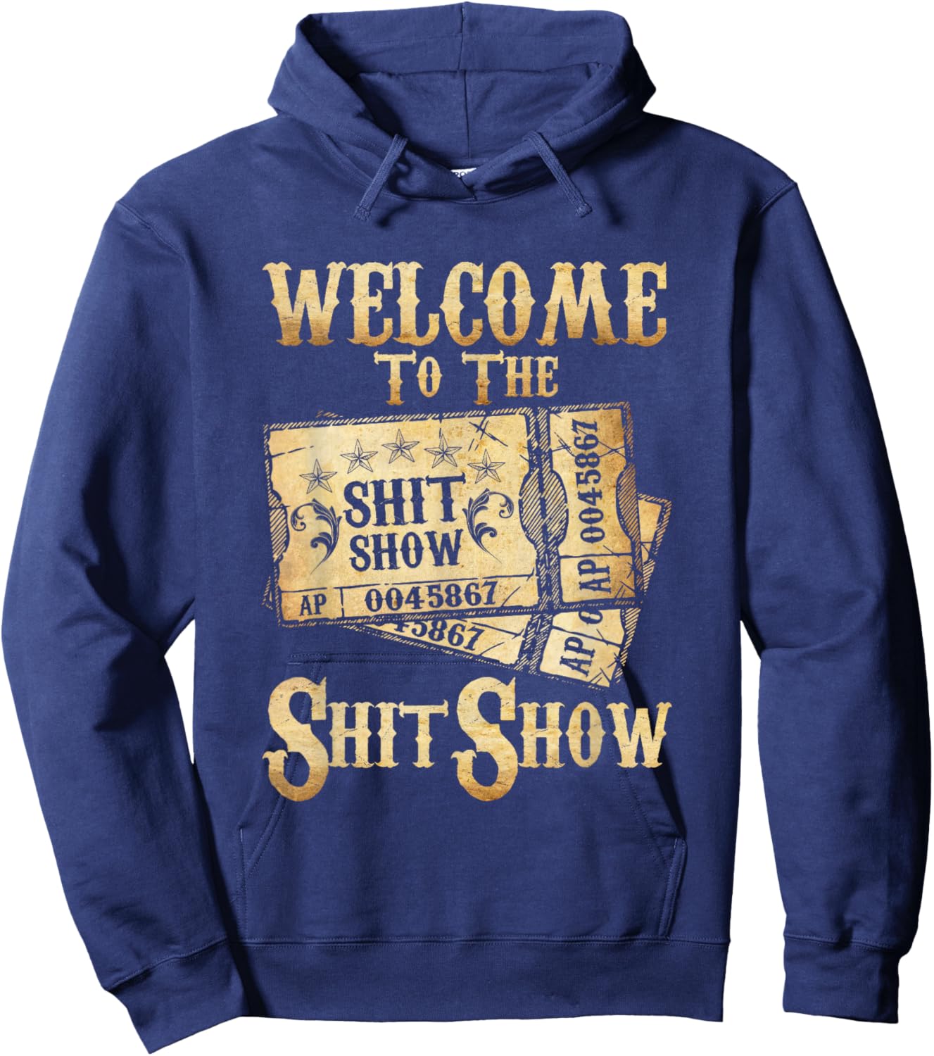 Funny Welcome To The Shitshow Party Drinking Shit Show Hoodie - Hoodie | Navy
