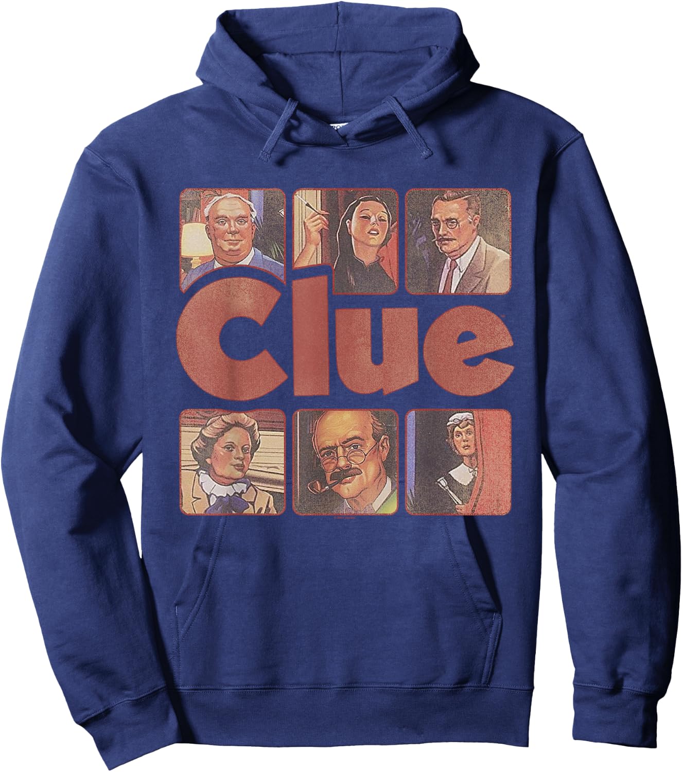 Clue Characters from 1986 Hoodie - Hoodie | Navy