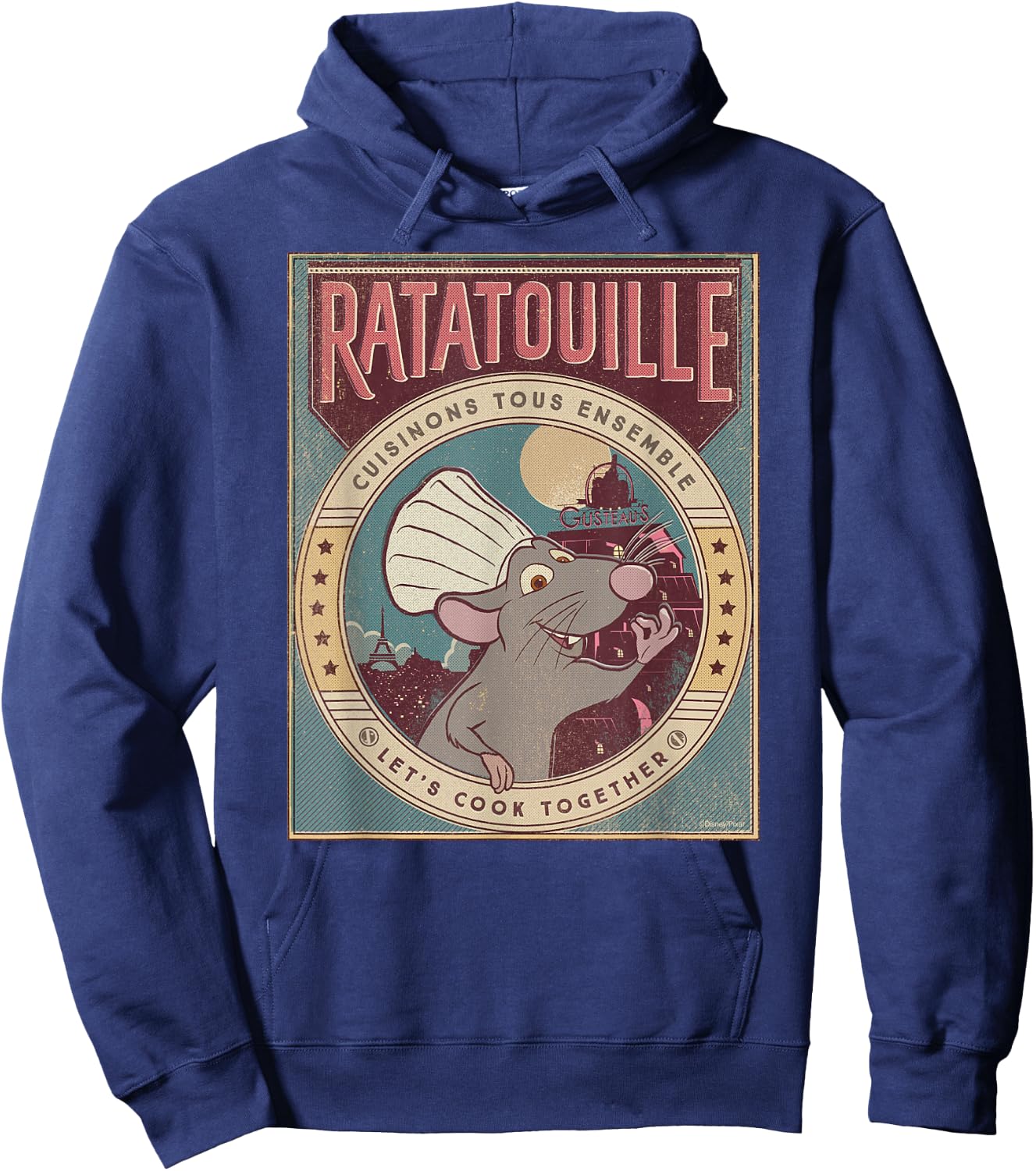 Disney and Pixar’s Ratatouille Chef Remy Let’s Cook Together Hoodie - Hoodie | Navy