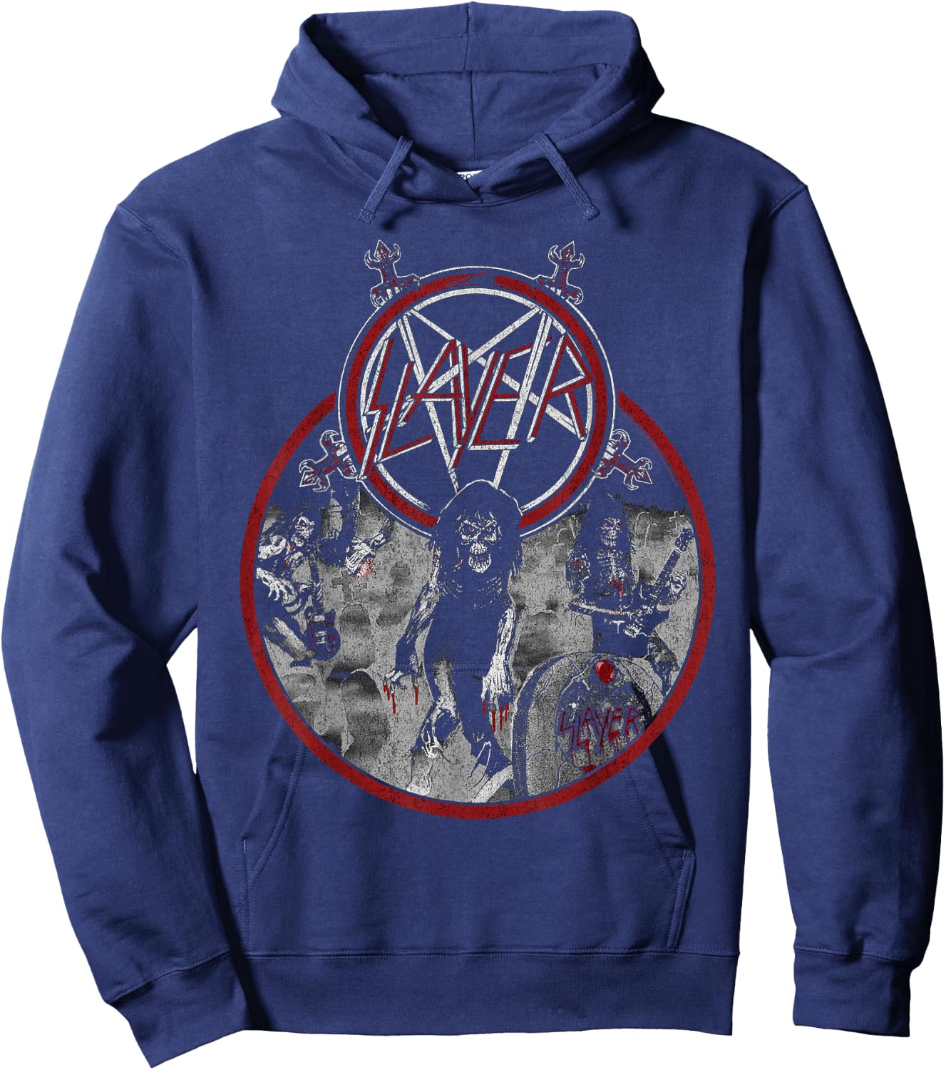 Slayer Live Undead Hoodie - Hoodie | Navy