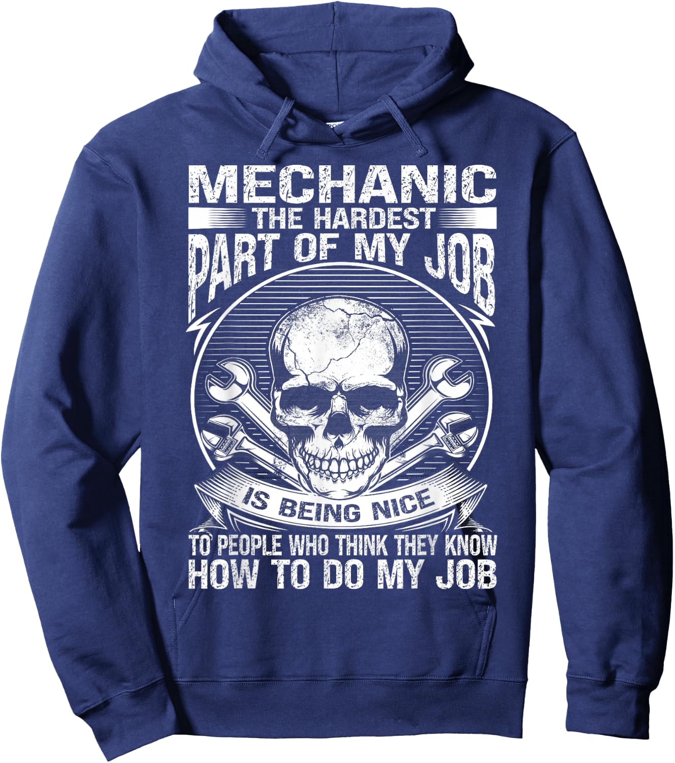Mechanic Car Guy Auto Mechanic Hoodie - Hoodie | Navy