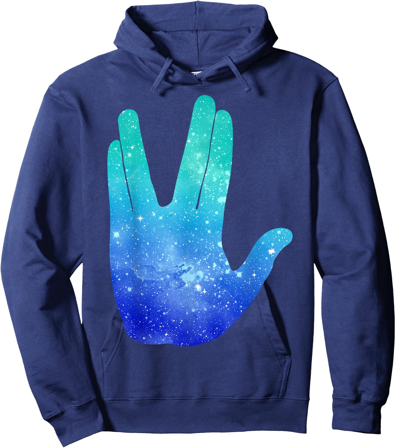 Star Trek The Original Series Live Long & Prosper Hoodie - Hoodie | Navy