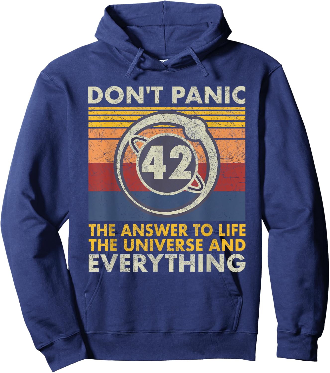 42 Answer to all Questions - Life Universe Everything Hoodie - Hoodie | Navy