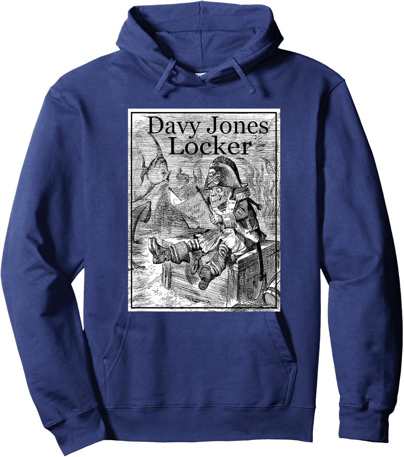 Davy Jones Locker (1892) Hoodie - Hoodie | Navy