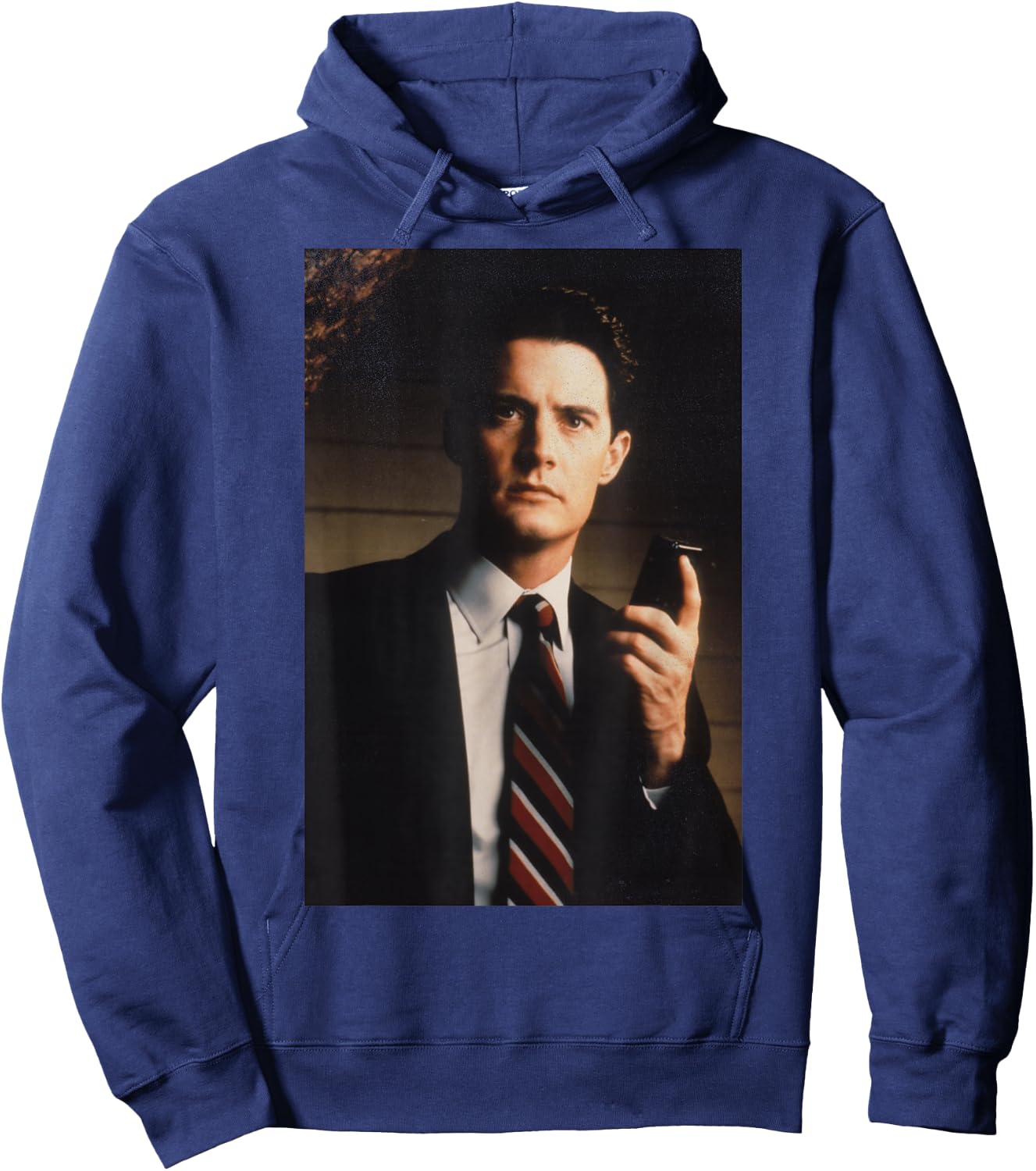 Twin Peaks Dale Cooper Portrait Graphic Hoodie - Hoodie | Navy