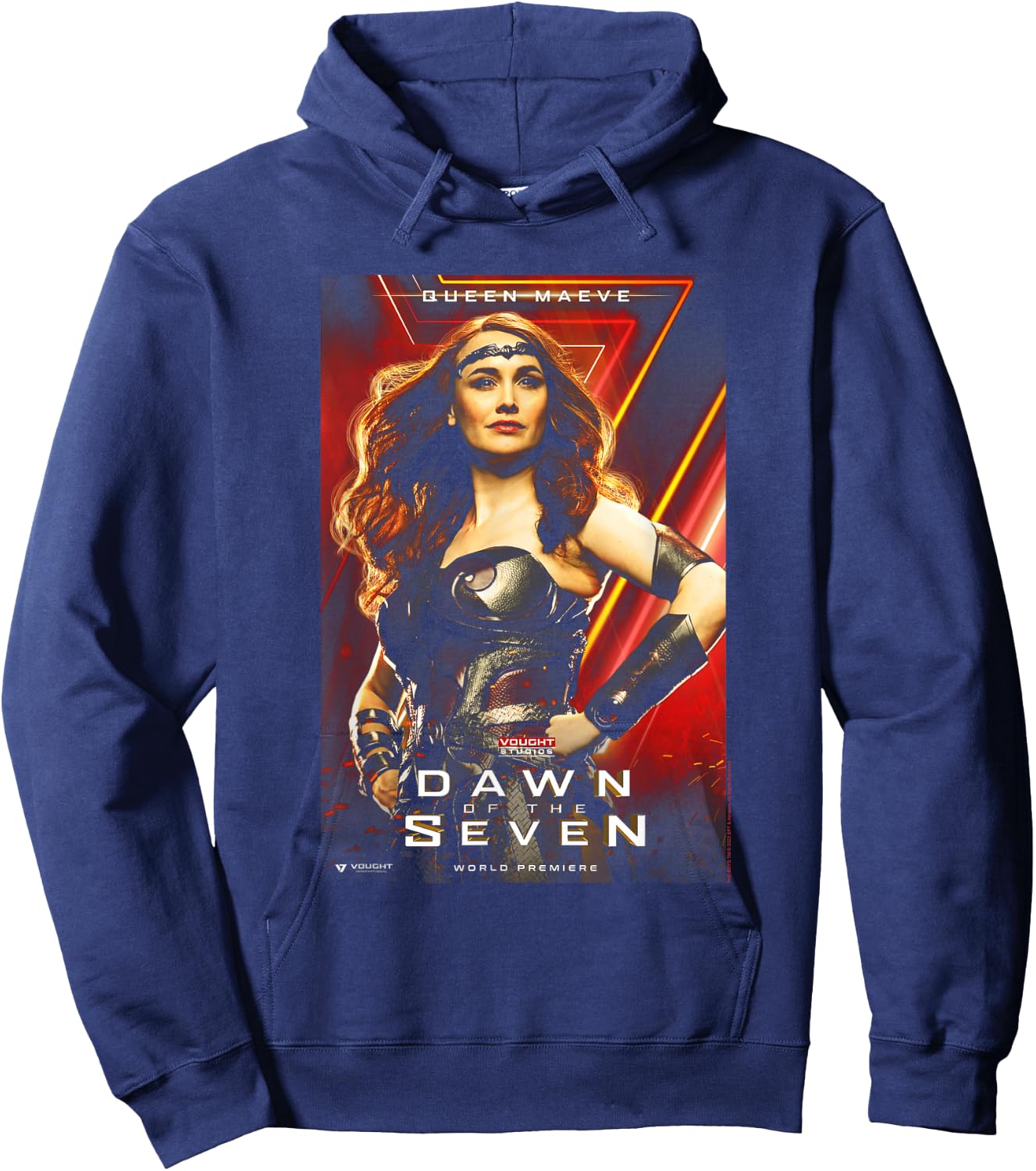 The Boys Queen Maeve Vought Poster Superhero TV Show Hoodie - Hoodie | Navy