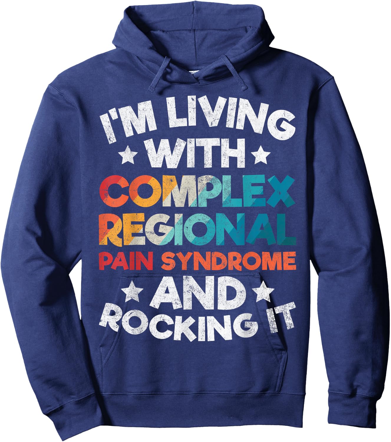 CRPS Awareness Complex Regional Pain Syndrome Novelty Hoodie - Hoodie | Navy