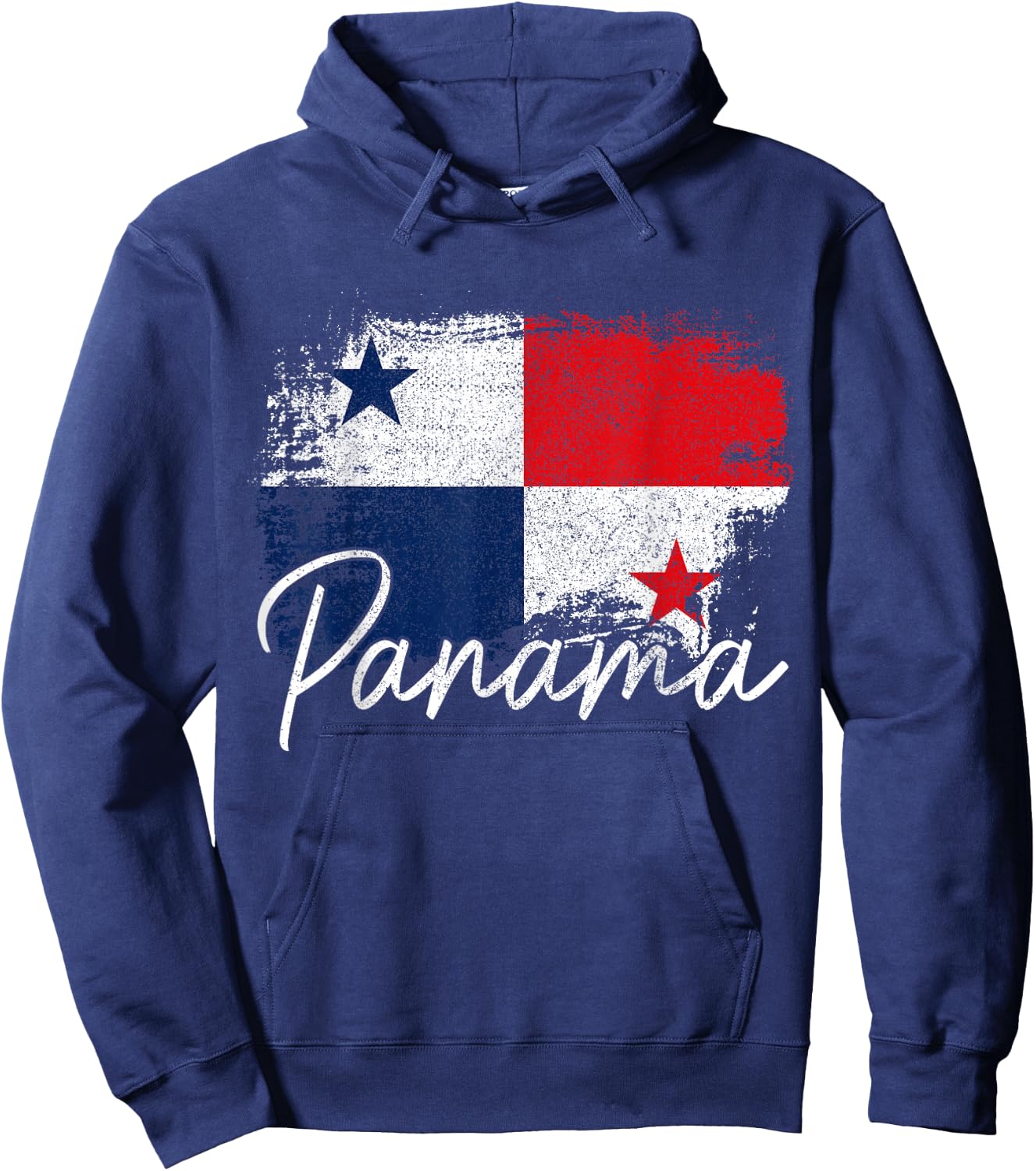 Panama Vintage Flag Panamanian Roots African Hoodie - Hoodie | Navy