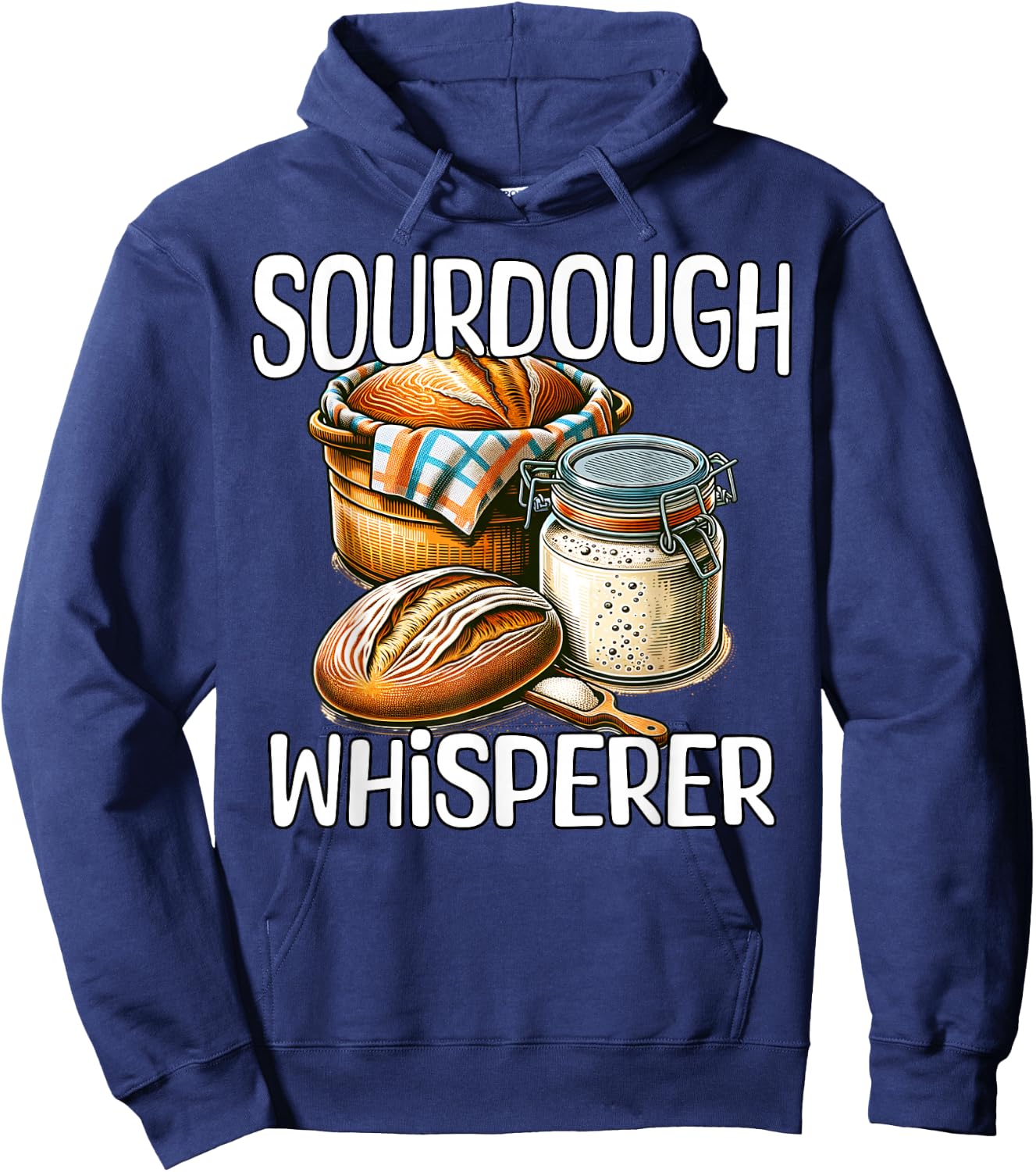 Sourdough Whisperer Sourdough Hoodie - Hoodie | Navy