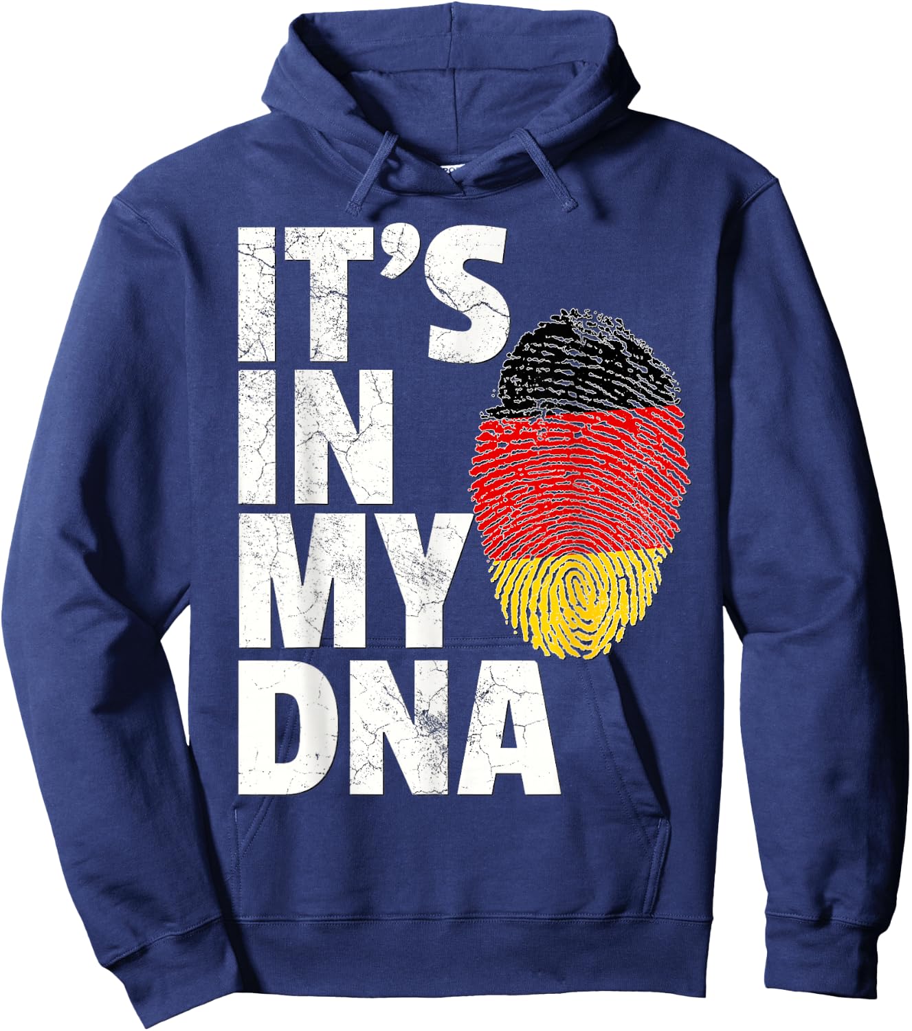 IT'S IN MY DNA German Germany Flag T Shirt Gift Men Women Hoodie - Hoodie | Navy