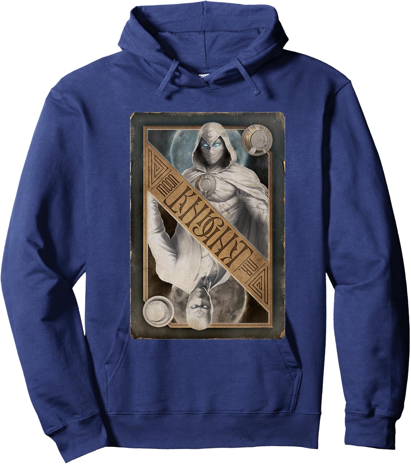 Marvel Moon Knight Mr. Knight Playing Card Hoodie - Hoodie | Navy