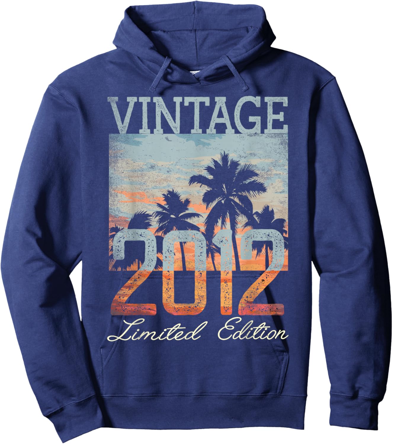 Vintage 2012 Limited Edition 13th Birthday 13 Year Old Gifts Hoodie - Hoodie | Navy