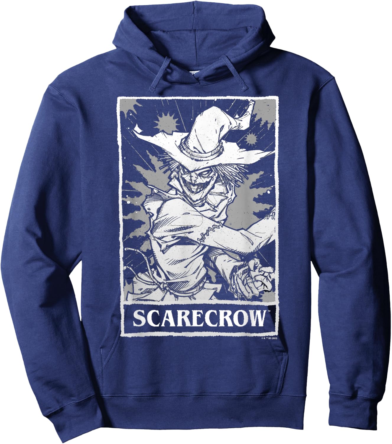 DC Comics Halloween Scarecrow Tarot Poster Hoodie - Hoodie | Navy