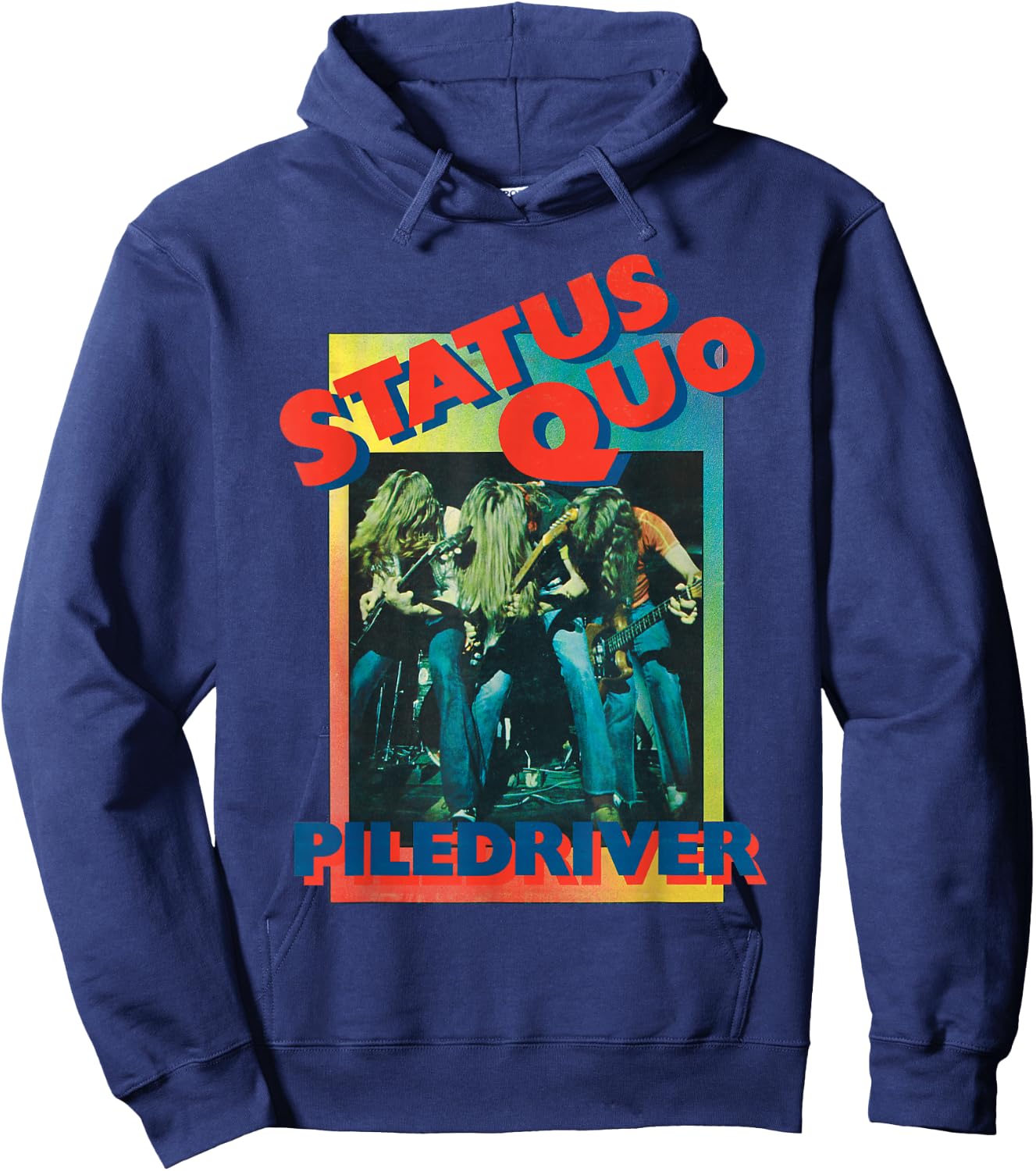 Status Quo - Piledriver Gradient Hoodie - Hoodie | Navy