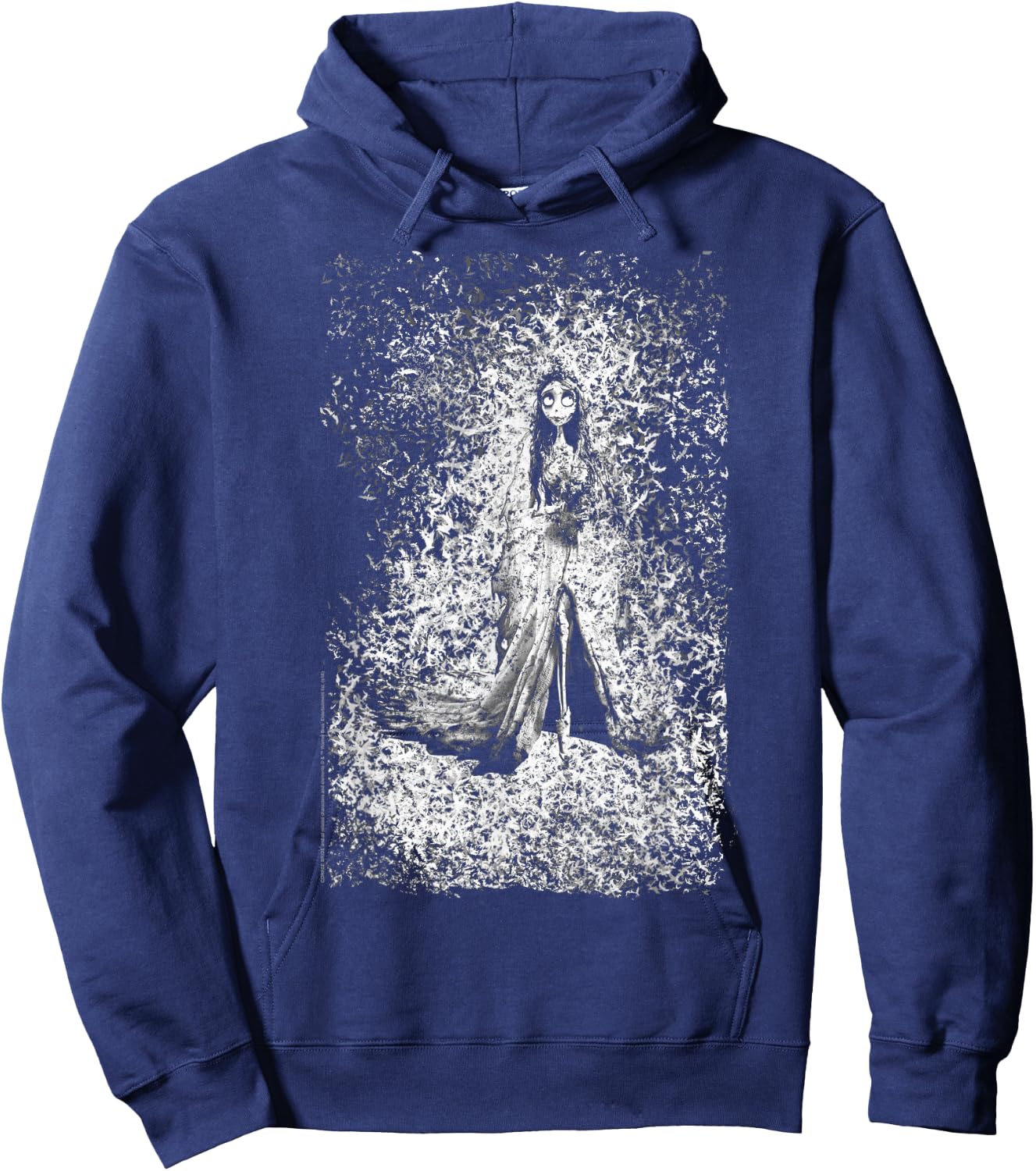 Corpse Bride Bird Dissolve Hoodie - Hoodie | Navy