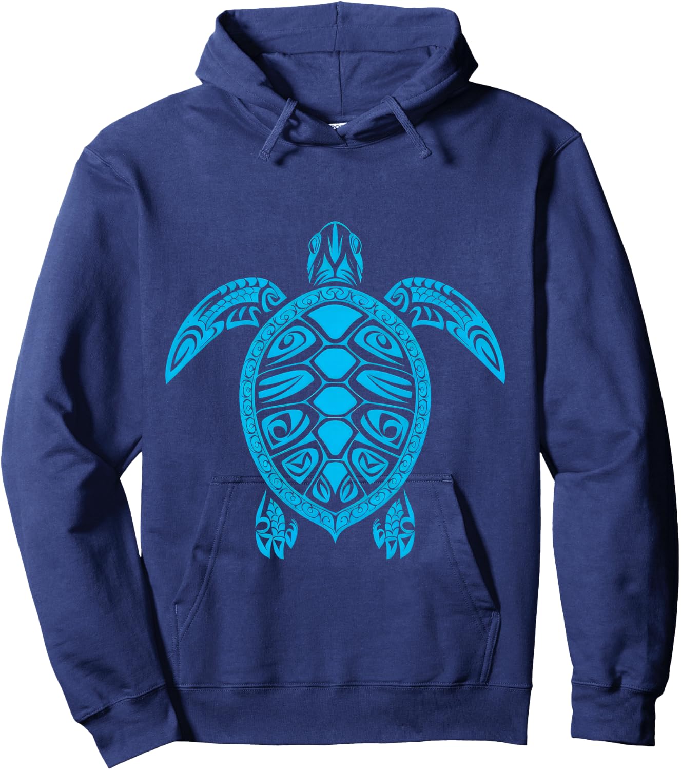 Sea Turtle Beach Lover Ocean Animal Graphic Novelty Hoodie - Hoodie | Navy