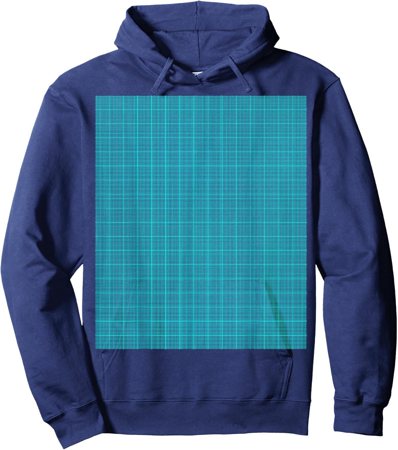 Graph Paper Grid Guides To Plot Graphs of Functions Data Fun Hoodie - Hoodie | Navy
