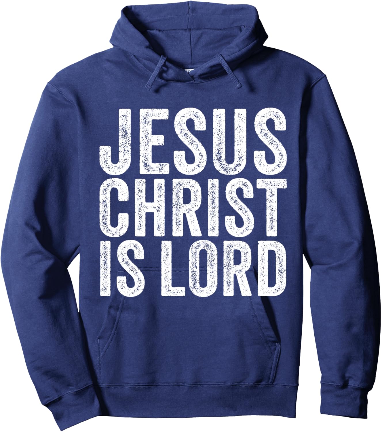 Jesus Christ Is Lord Christian Faith Believer Religion Hoodie - Hoodie | Navy