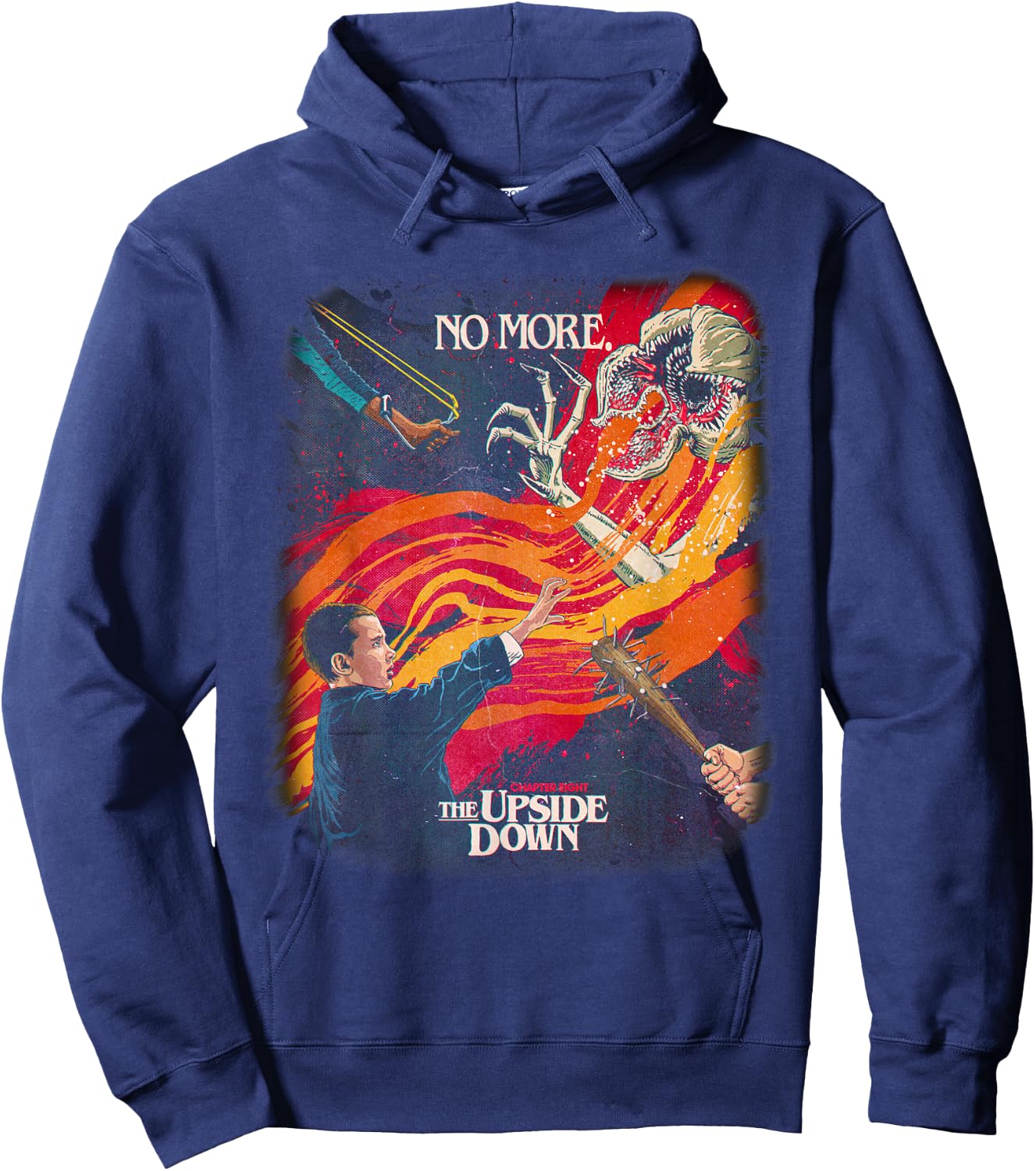 Stranger Things Season 1 x Butcher Billy No More Official Hoodie - Hoodie | Navy