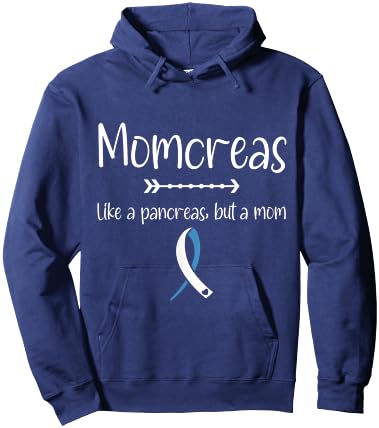 Momcreas Diabetes Mom Mothers Day Motherhood Pancreas Hoodie - Hoodie | Navy