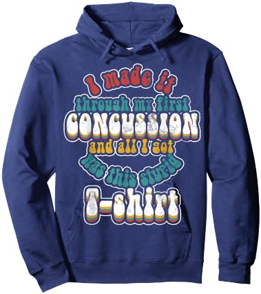 Funny Humor Concussion Patients Saying Physical Therapist Hoodie - Hoodie | Navy