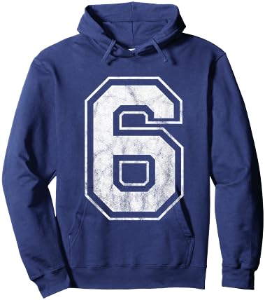 Number 6 Hoodie - Hoodie | Navy