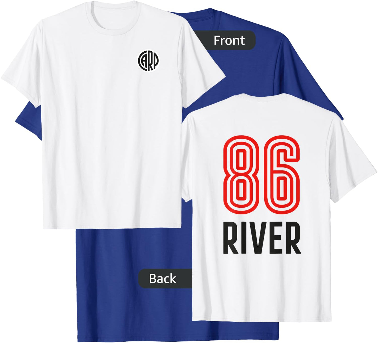River Plate Argentina - Logo 86 River T-Shirt - T-Shirt | Royal