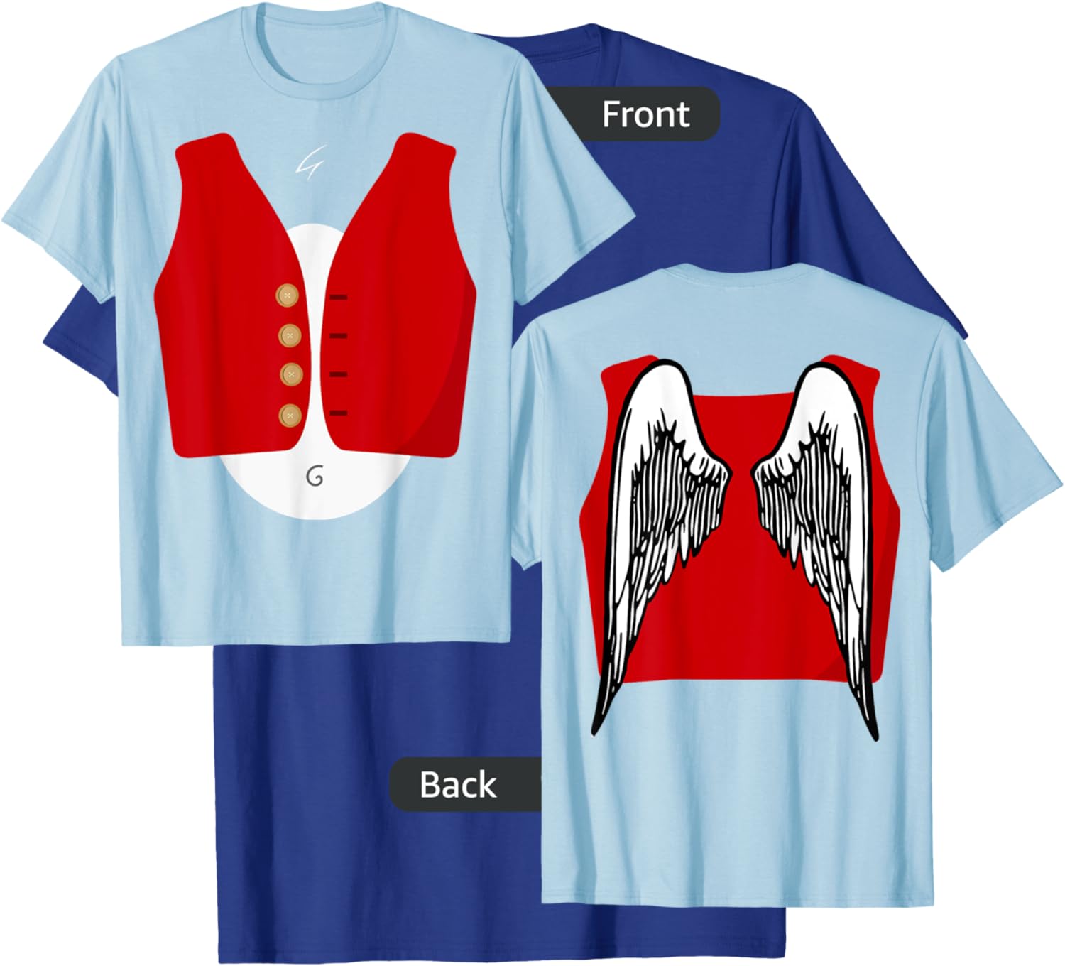 Costume Flying Monkeys Halloween ( wings on the back) T-Shirt - T-Shirt | Royal