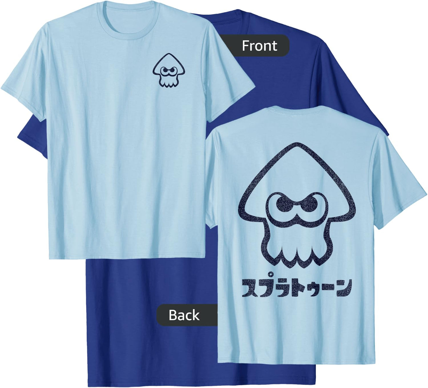 Nintendo Splatoon Squid Left Chest Graphic T-Shirt - T-Shirt | Royal