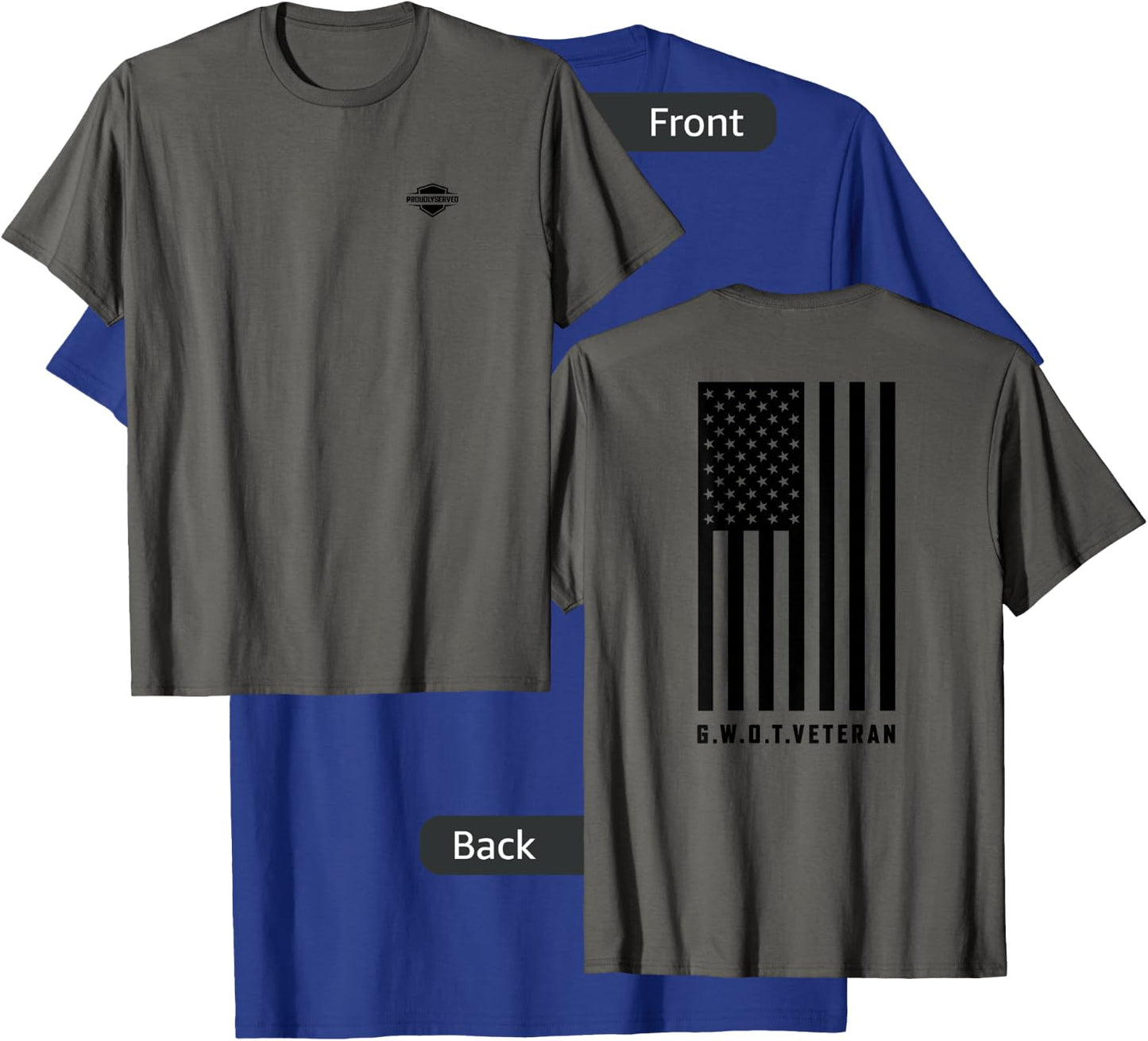 "Global War on Terror - G.W.O.T. Veteran" T-Shirt - T-Shirt | Royal