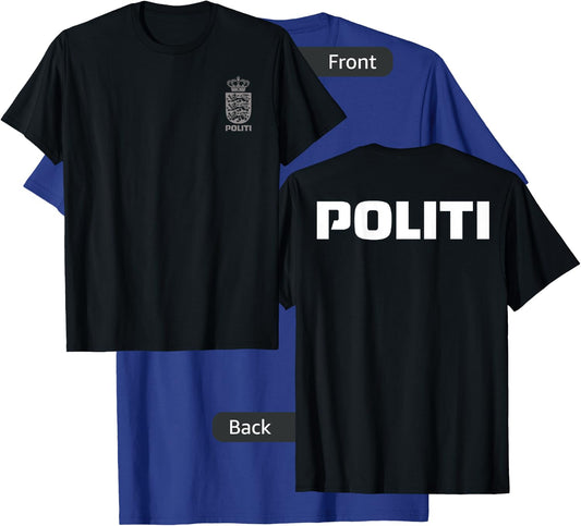 Denmark Danish Police Politi T-Shirt - T-Shirt | Royal