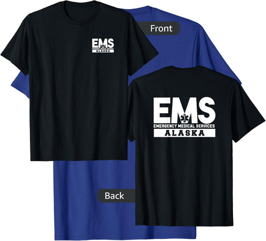 Alaska EMS Emergency Medical Services EMT Tech Duty T-Shirt - T-Shirt | Royal