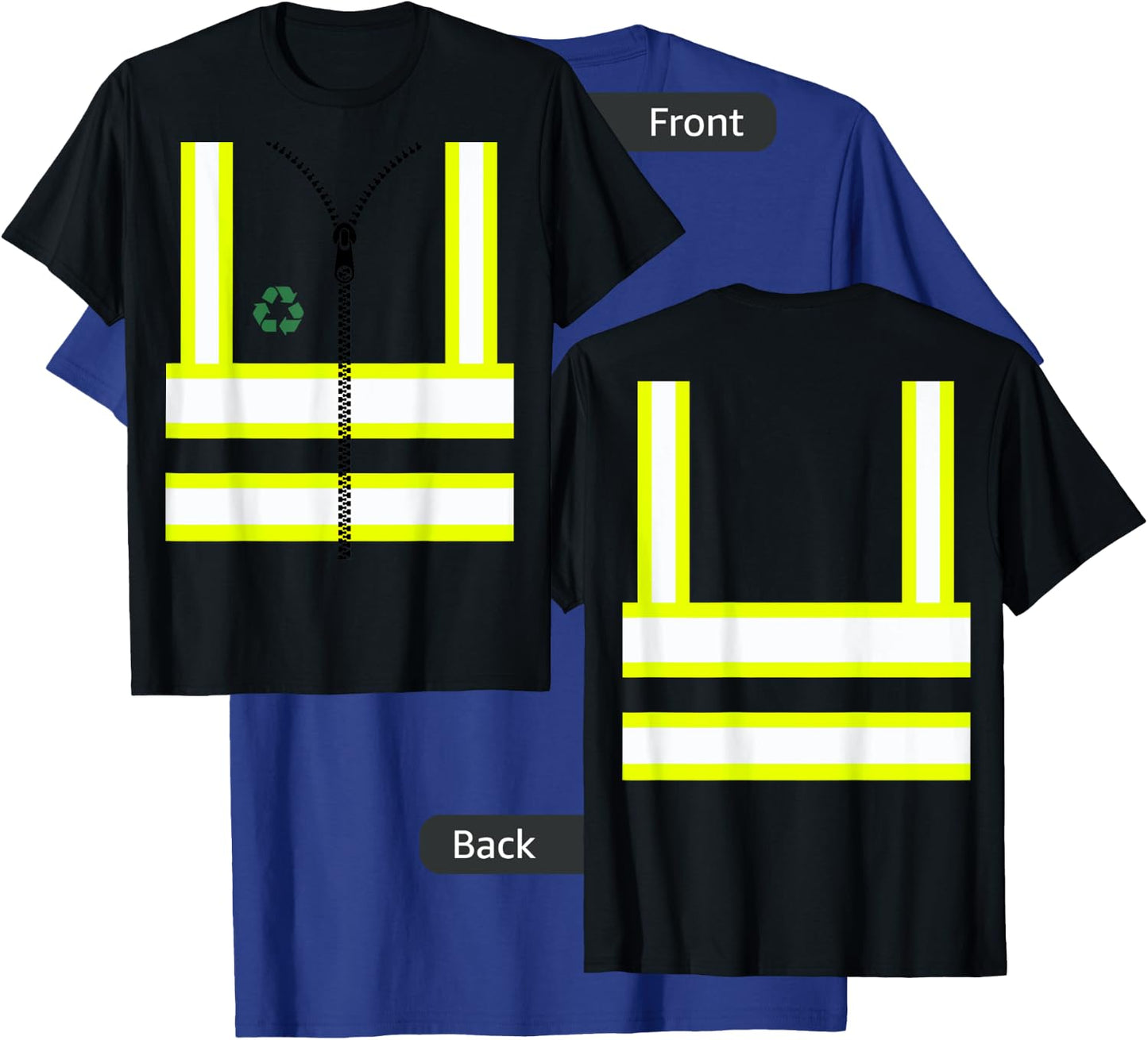 Kids Garbage Man Uniform Trash Truck Halloween Costume Boy's T-Shirt - T-Shirt | Royal