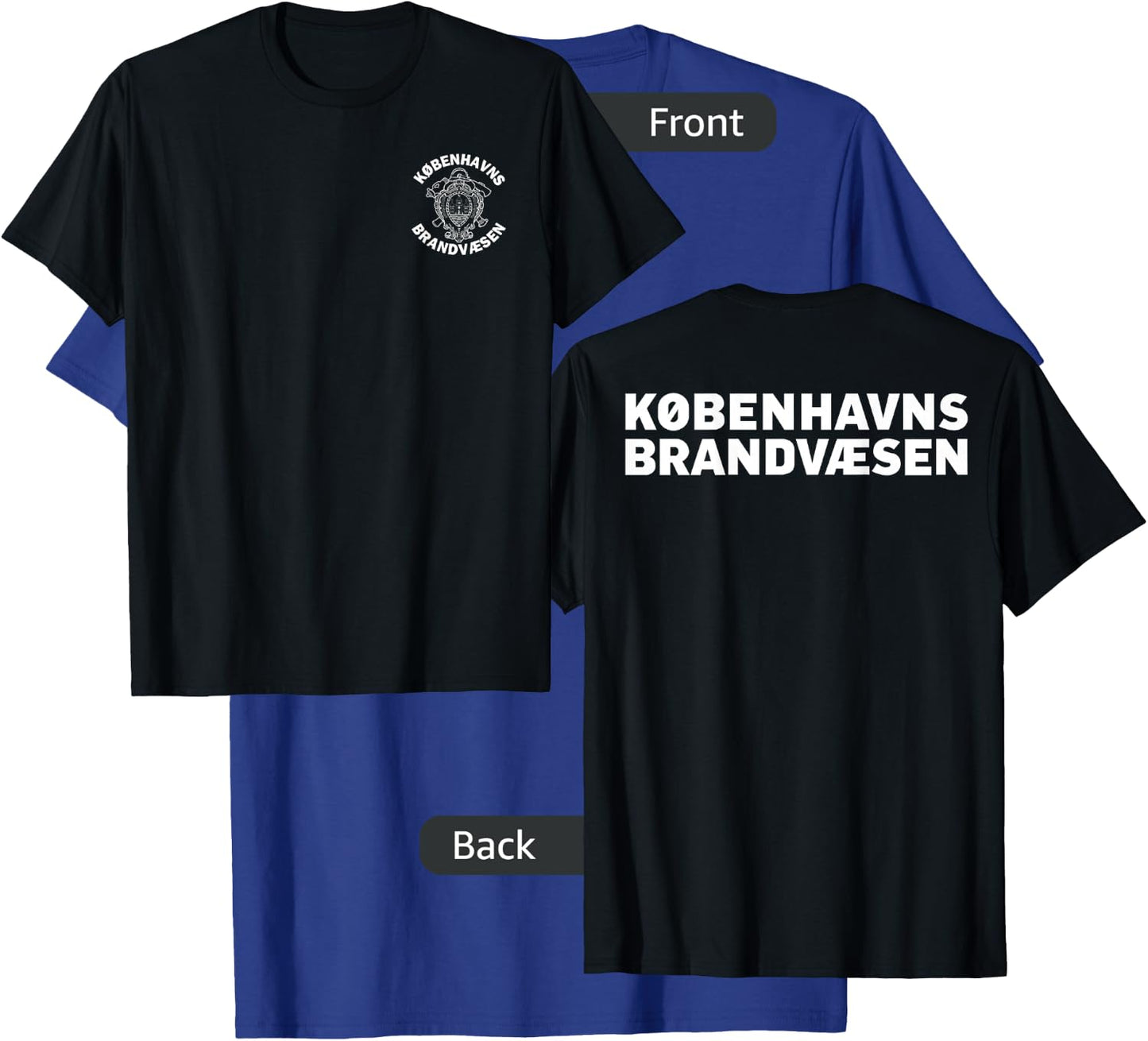 Danish Copenhagen Fire Department Firefighter T-Shirt - T-Shirt | Royal