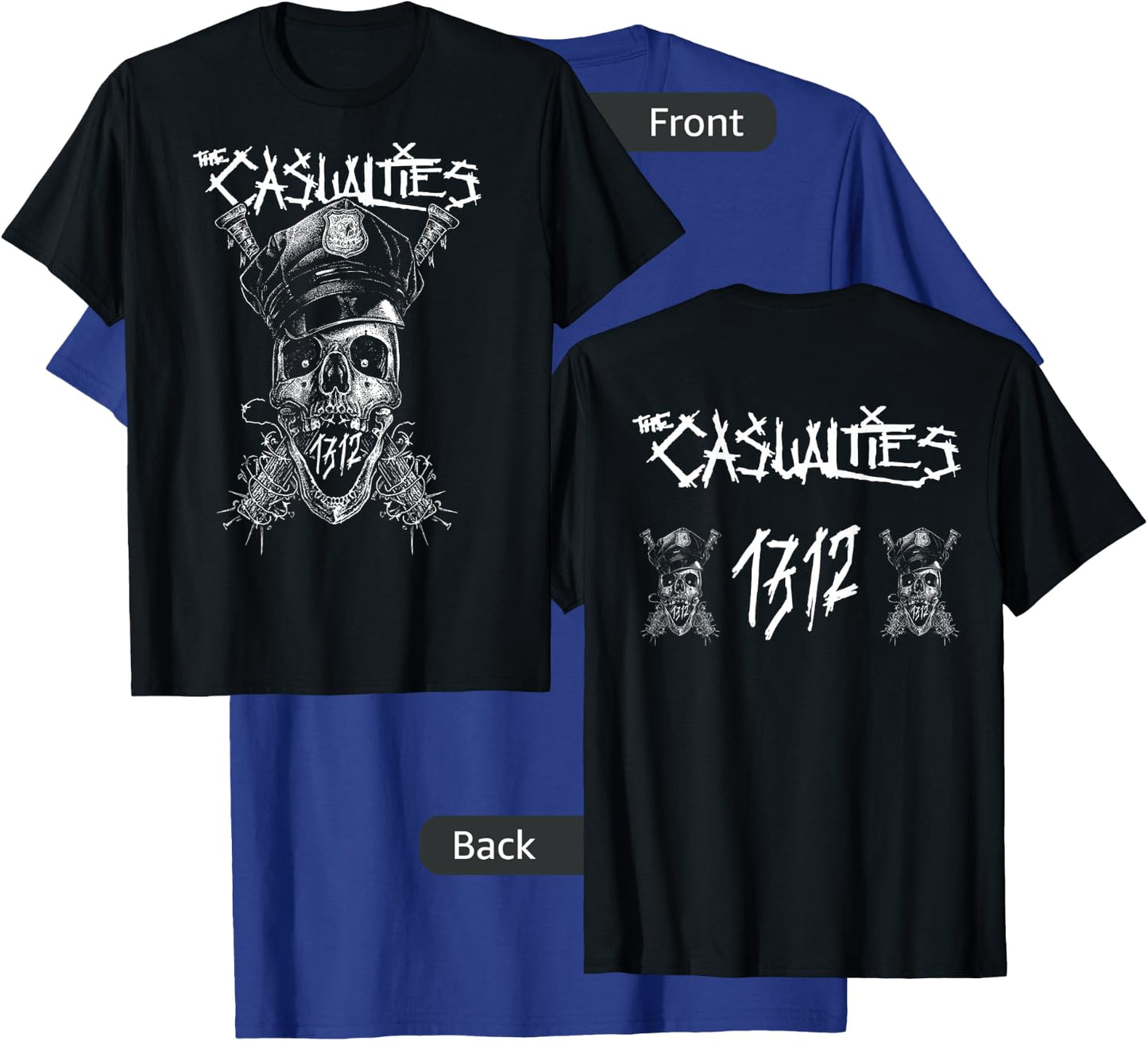 The Casualties - 1312 - Official Merchandise T-Shirt - T-Shirt | Royal